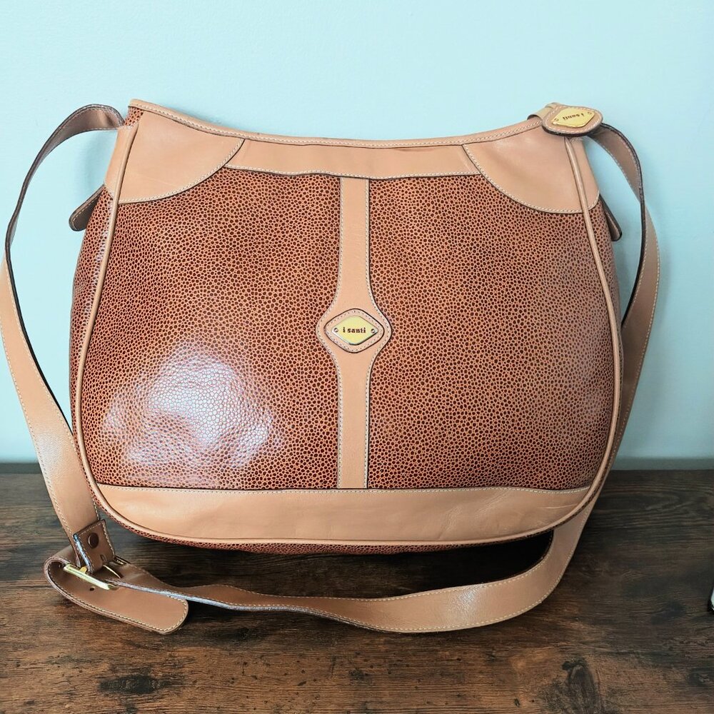 Vintage ISANTI Leather Shoulder Bag - Picture 14 of 16